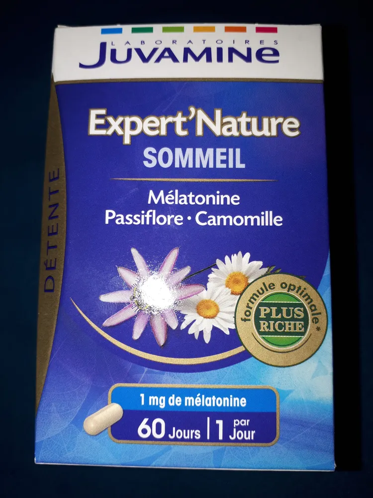 Juvamine Expert'nature Sommeil. Boîte De 60 Gél