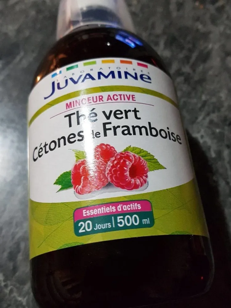 Thé vert cetonnes de framboise