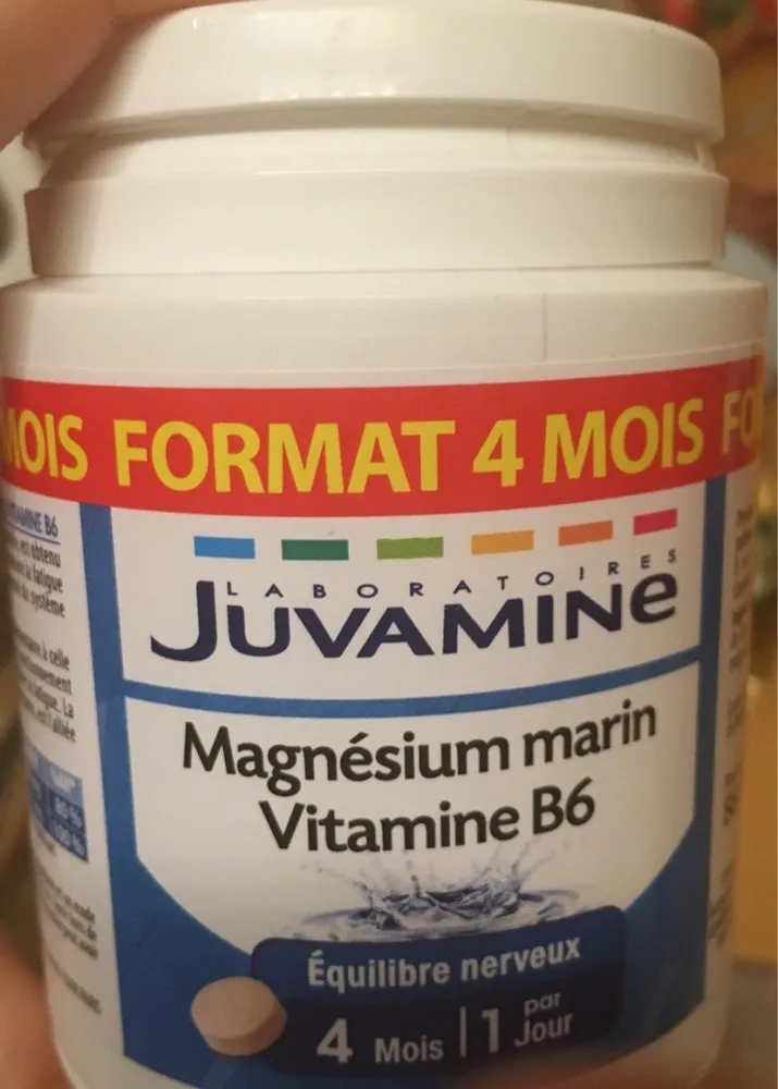 Magnesium marin  vitamine B6