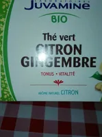Thé vert citron gingembre