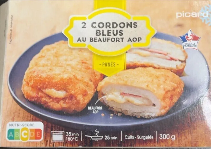 2 CORDONS BLEUS AU BEAUFORT AOP