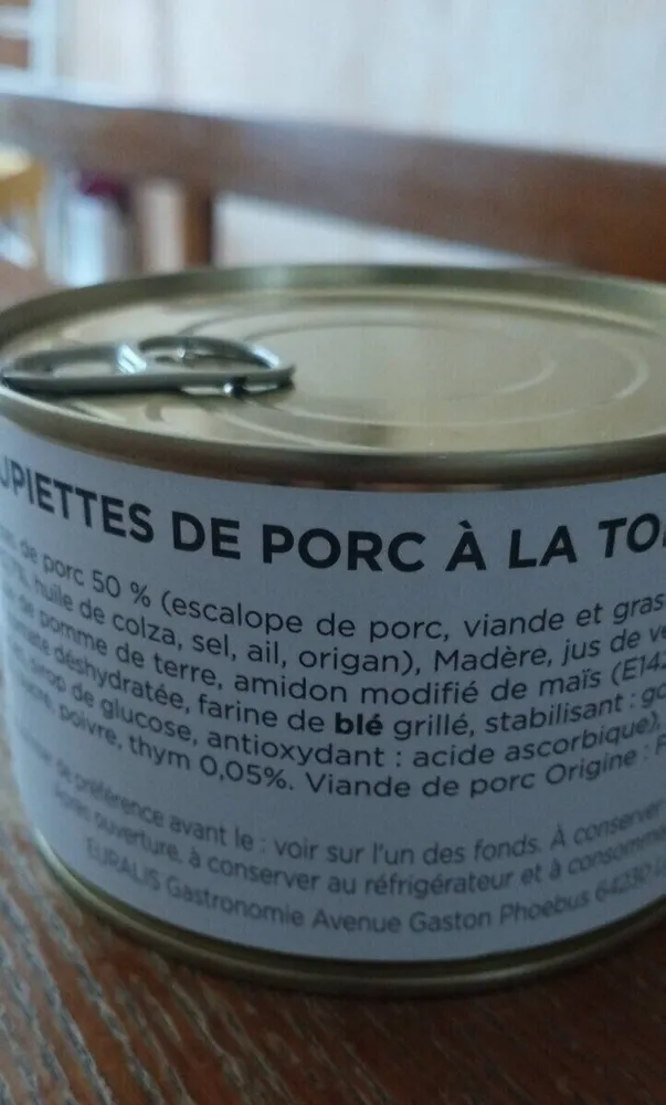 Paupiettes de porc à la tomate et au thym