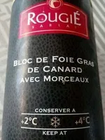 Bloc De Foie Gras De Canard 30 % Morceaux Boîte 1