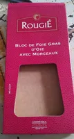 Bloc de foie gras d'oie avec morceaux