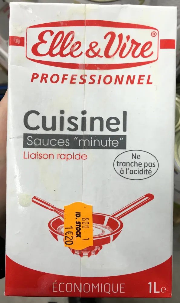 Cuisinel sauces "minute" liaison rapide économique