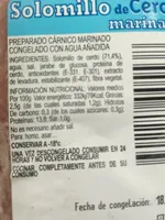 Solomillo de cerdo marinado