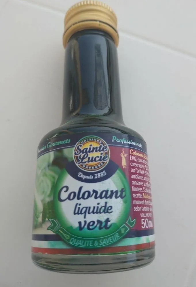 Colorant liquide vert