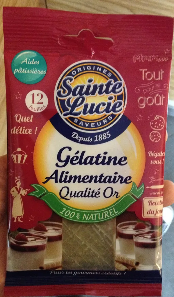 Gélatine alimentaire