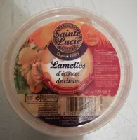 Lamelles d'écorces de citron