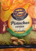 Pistaches vertes en poudre