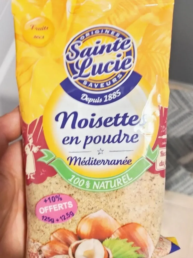 Noisette en poudre