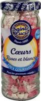 COEURS EN SUCRE ROSES ET BLANCS