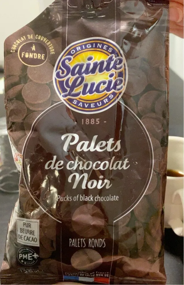 Palet de chocolat noir