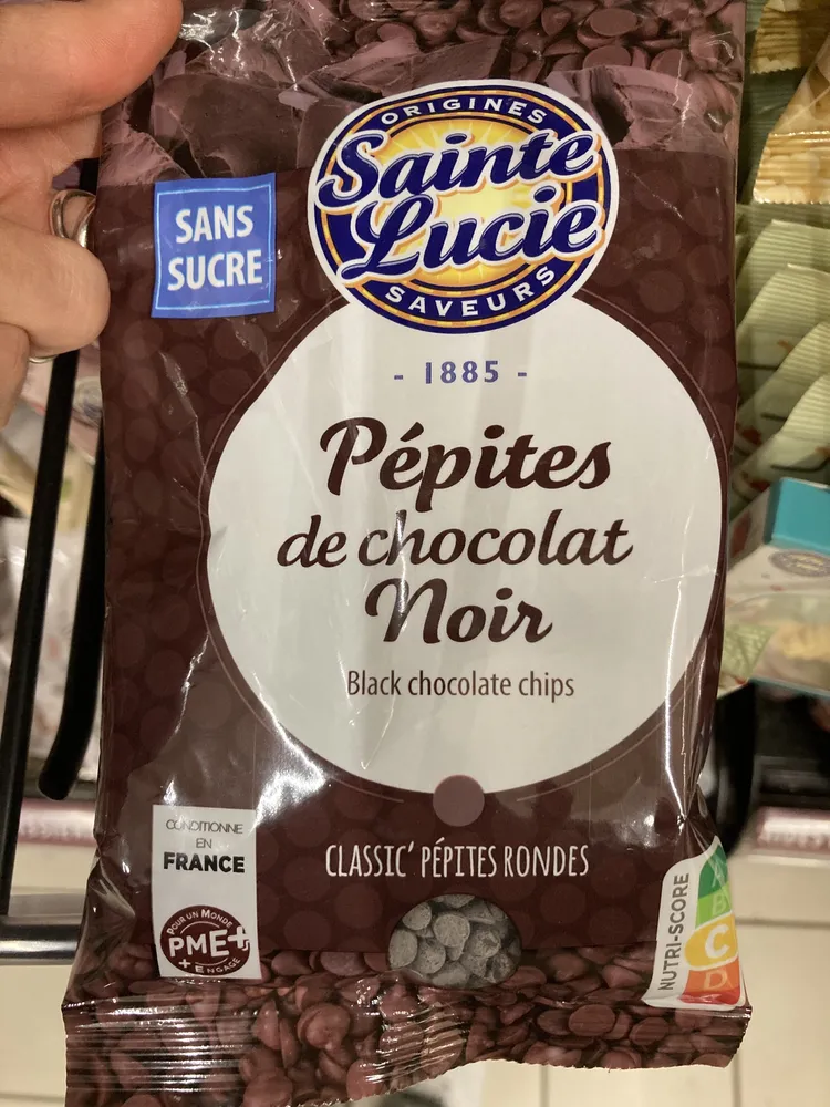 Pépites de chocolat noir