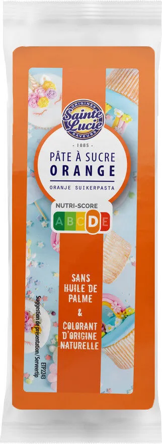 Pâte à sucre orange