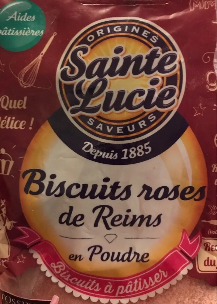 Biscuits roses de reims en poudre