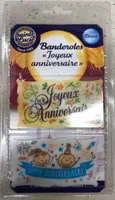 Banderoles Joyeux anniversaire