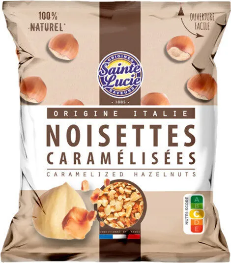 Eclats de noisettes caramélisés