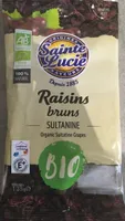 raisins bruns sultanine