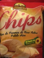 Chips de pomme de terre nature