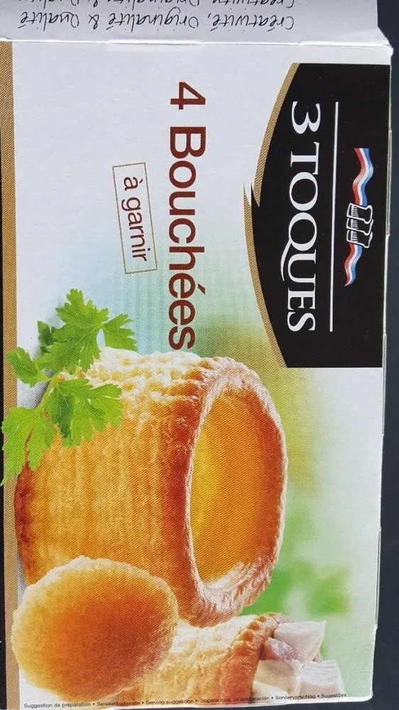 4 bouchées à garnir