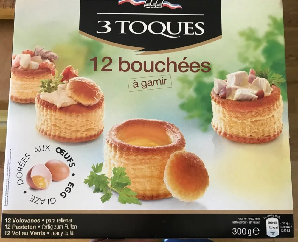 Bouchées à garnir