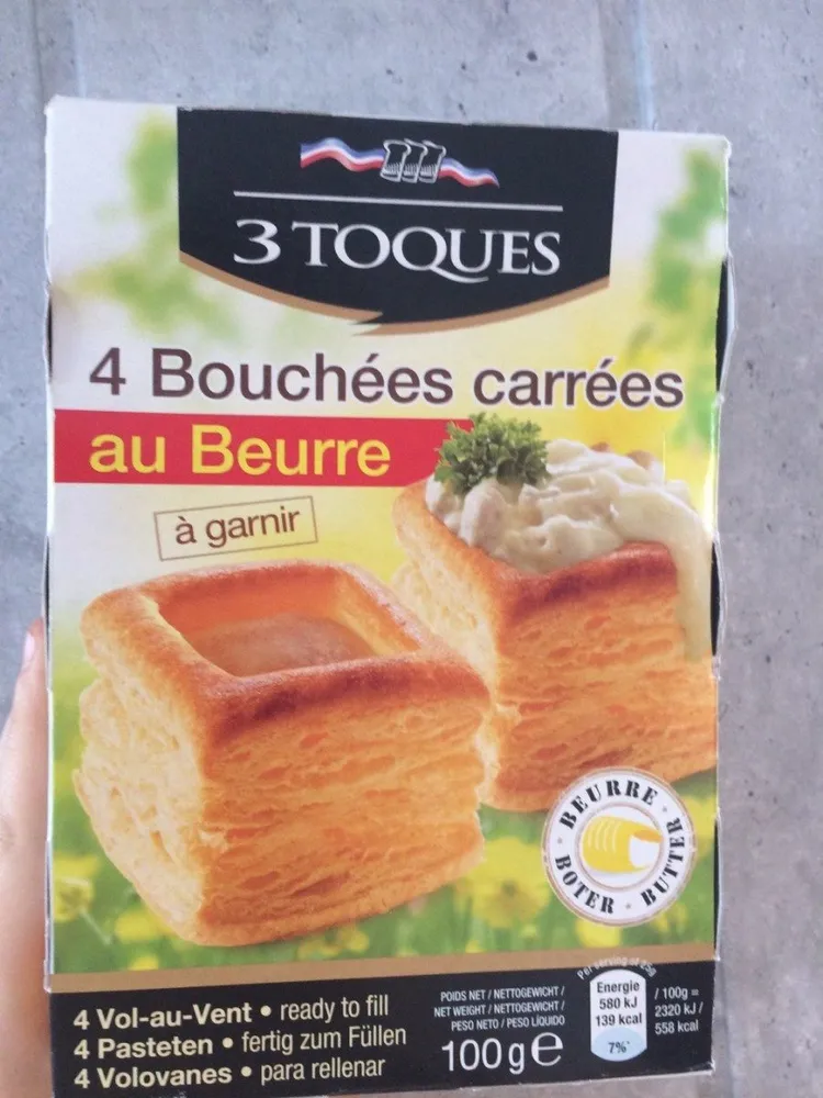 Bouchées carré