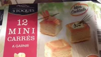 12 mini carrés à garnir