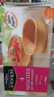 4 quiches au blé complet