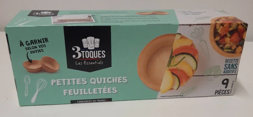 Petites quiches feuilletées