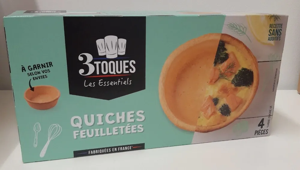 Quiches feuilletées