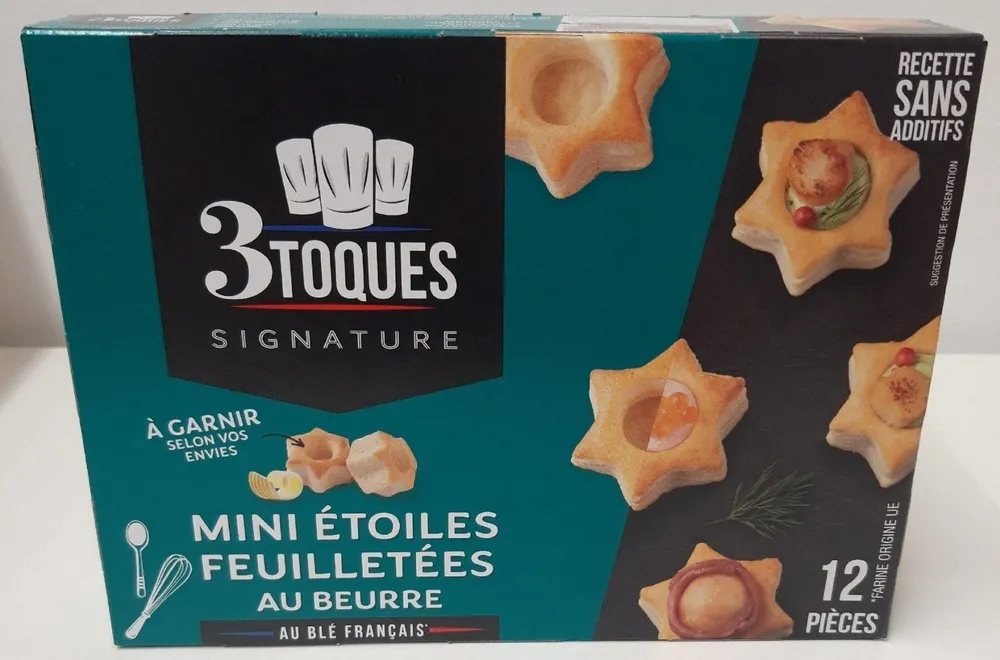 Mini étoiles feuilletées au beurre