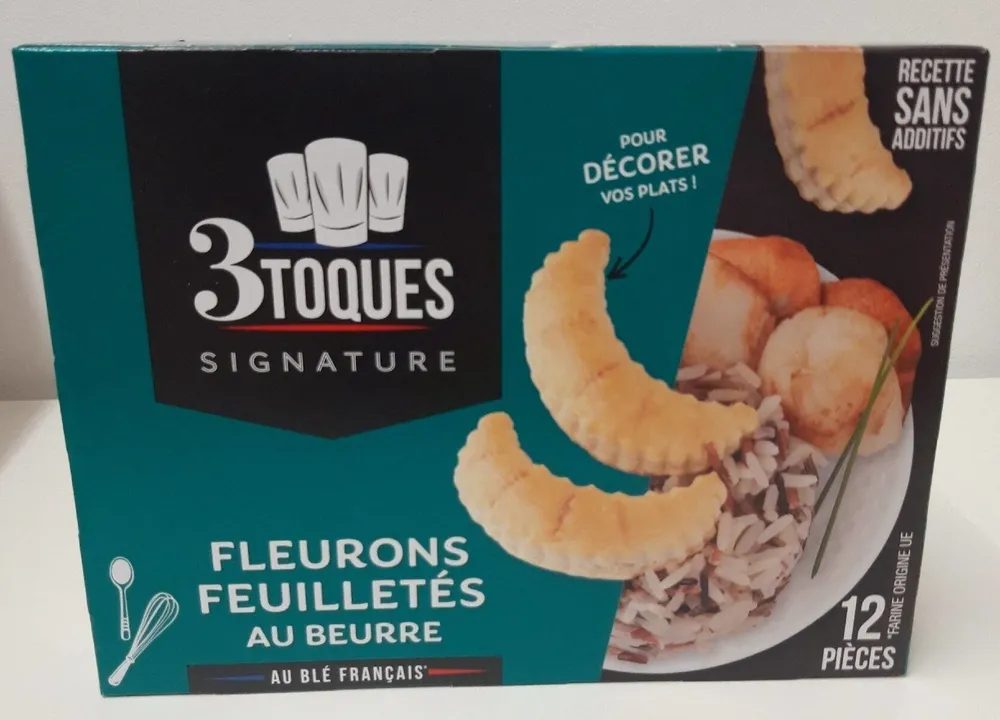 Fleurons feuilletés au beurre