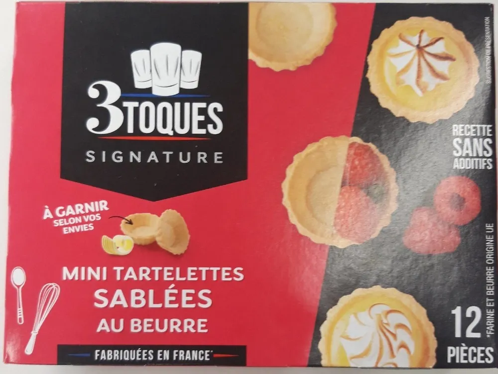 Mini tartelette sablée au beurre