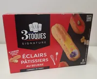 Éclairs pâtissiers au beurre