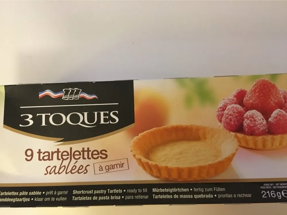 Les 3 Toques Sweet Tartlettes 9 Piece