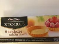 Les 3 Toques Sweet Tartlettes 9 Piece