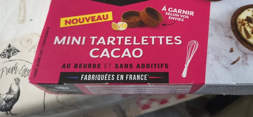 Mini tartelettes cacao