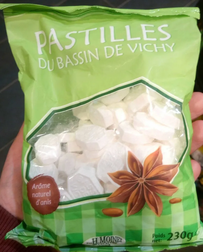 Pastilles du bassin de Vichy arôme naturel d'anis