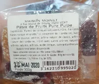 Pâtes de fruits maison Moinet