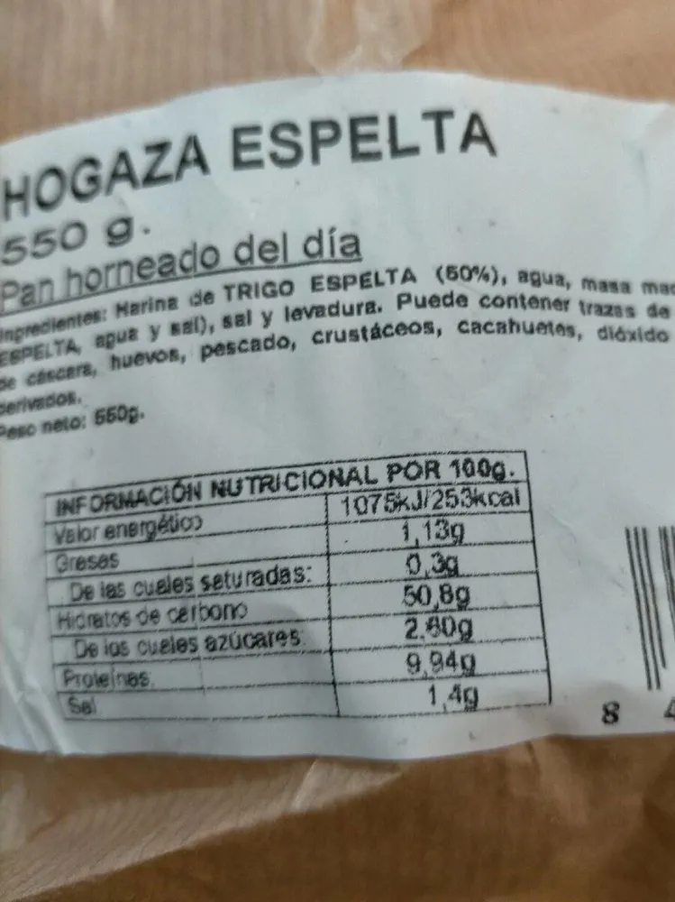 Pan espelta