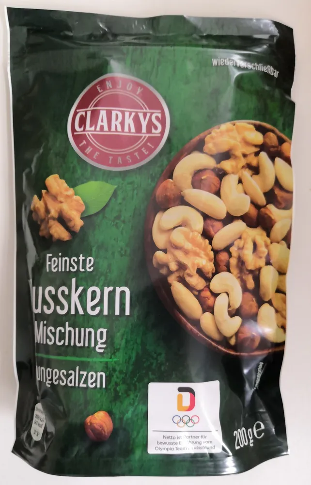 Feinste Nusskernmischung ungesalzen