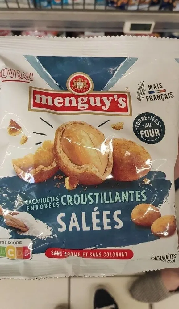 Cacahuètes enrobées croustillantes salées
