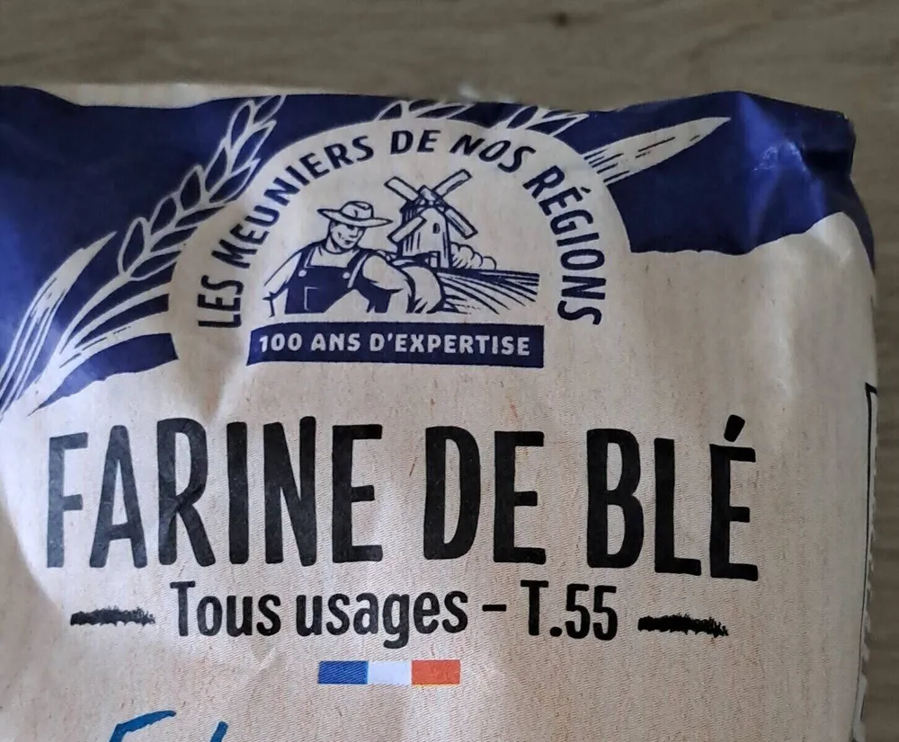 Farine de blé tous usages t 55