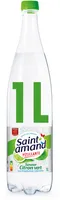St Amand Eau Minérale Naturelle pétillante aromatisée CITRON VERT 1L