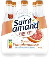 St Amand Eau Minérale Naturelle pétillante aromatisée Pamplemousse 6x50CL