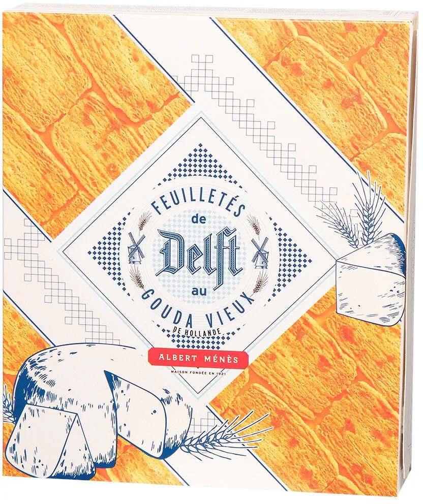 Feuilletés de Delft au Gouda Vieux de Hollande