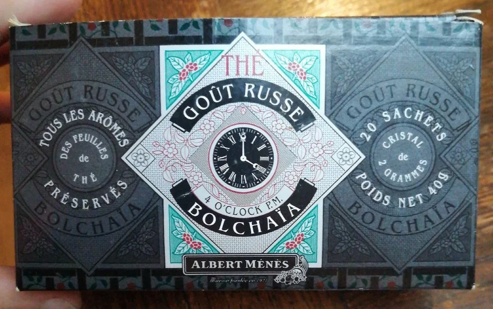 THÉ GOÛT RUSSE - 4 O'CLOCK P.M. - BOLCHAÏA