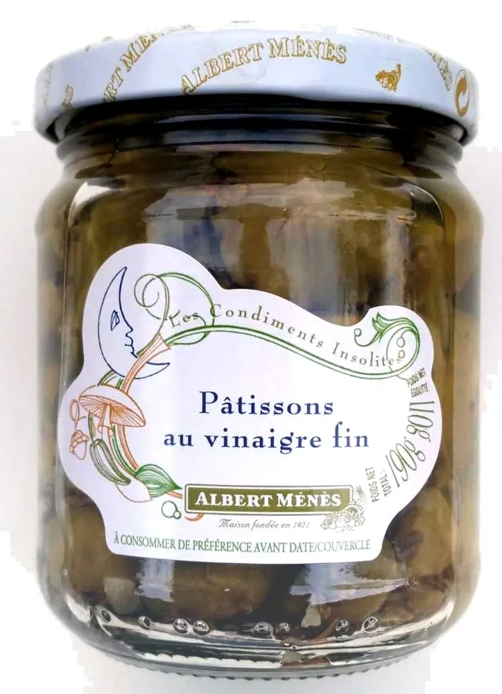 Pâtissons au vinaigre fin