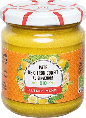 BIO Pâte de Citron Confit au Gingembre